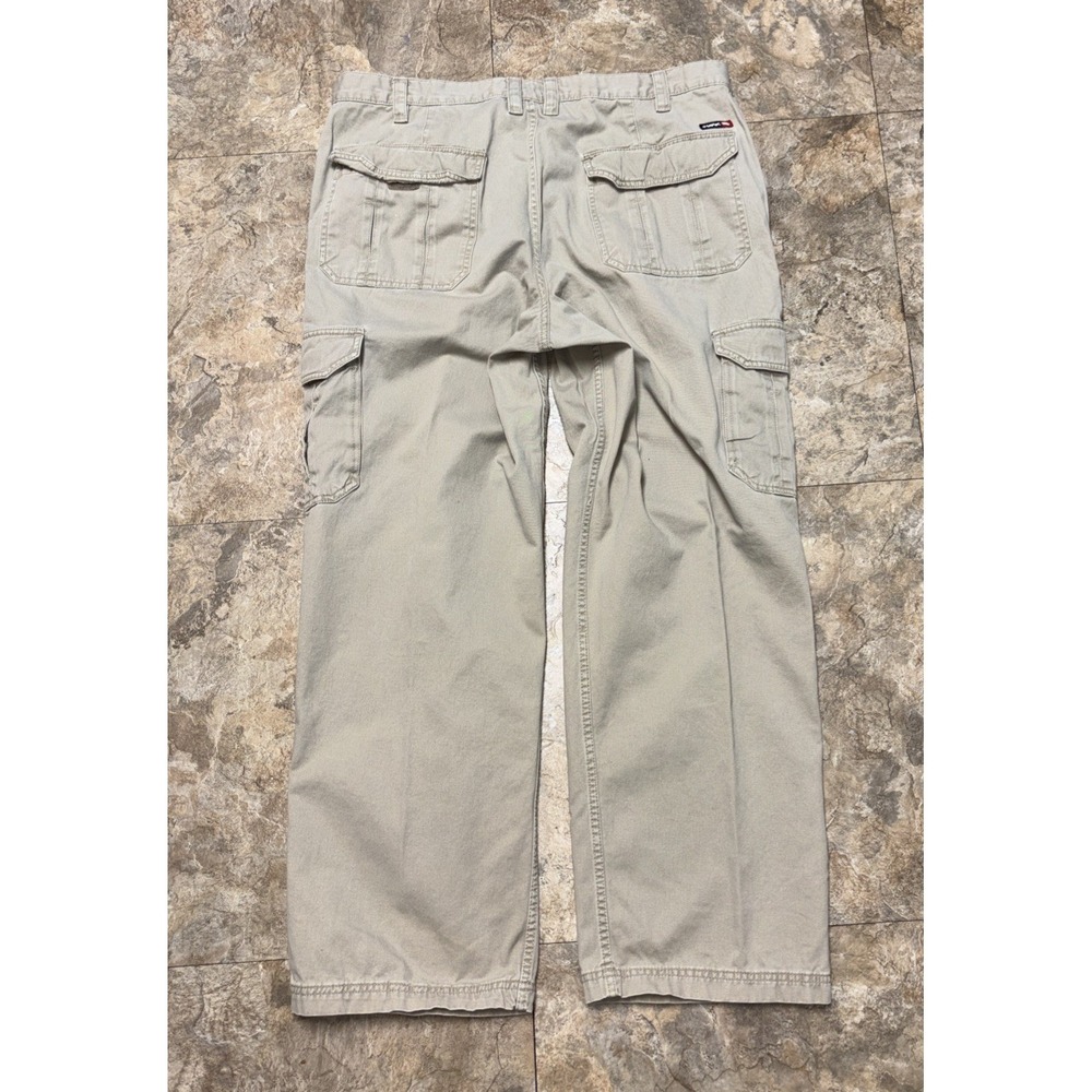 Tony Hawk Y2K Khaki Cargo Pants 38X30 VTG Skater Hiking Athletic Outdoors Baggy - Picture 2 of 7